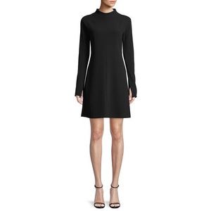 Theory Black bell sleeve dress NWT